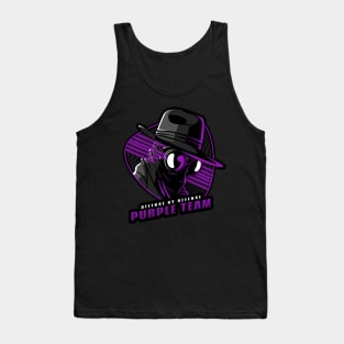 Purple Team | Hacker Design Tank Top